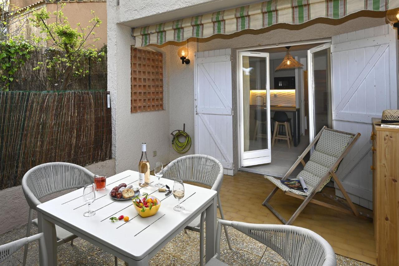 Charmant Studio 2A4 Pers Avec Jardin Et Place De Parking Situe A 5 Min A Pied De La Mer Бандоль Екстер'єр фото