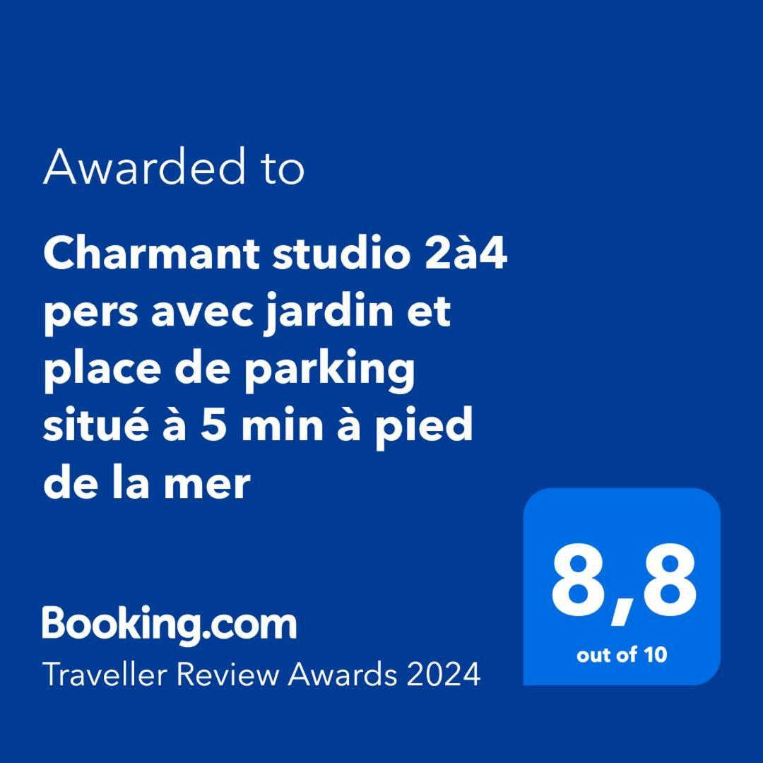 Charmant Studio 2A4 Pers Avec Jardin Et Place De Parking Situe A 5 Min A Pied De La Mer Бандоль Екстер'єр фото